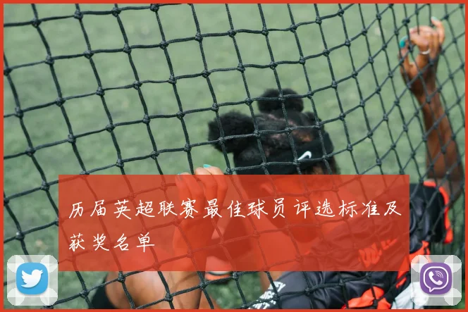 历届英超联赛最佳球员评选标准及获奖名单